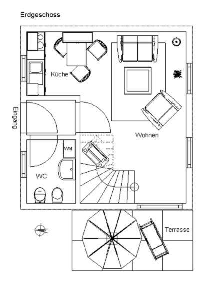 Modernes 5-Sterne-Ferienhaus Im Maisonettenstil In Damp Ngoại thất bức ảnh